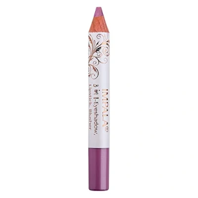 Image of IMPALA 3 in 1 Jumbo Pencil, Color 15 Antique Rose Eyeshadow, Lipstick, and Blush Perfect Blending Soft Long Lasting Texture Intense Colors Easy to Apply