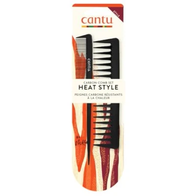 Image of Cantu Hair Accessories Style Carbon Fibre Combs