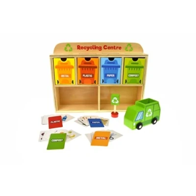 Image of AB Gee abgee 921 TY635A EA Wooden Recycling Centre, red