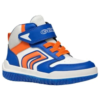 Image of Geox J BUZZERLIGHT BOY A Sneaker, Royal/White, 6 UK Child