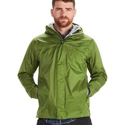 Image of MARMOT Men&#039;s Precip Eco Jacket, Foliage, 3X