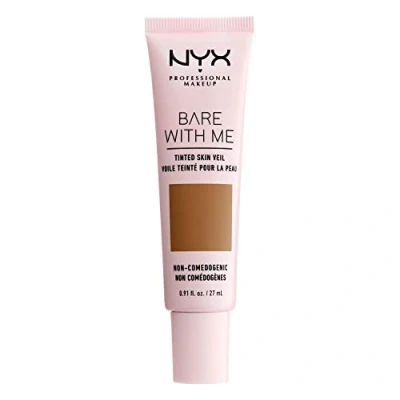 Image of NYX Professional Makeup Bare With Me Tinted Skin Veil, BB Cream, Hydrating Aloe and Cucumber Extract, Skincare Inspired, Light Coverage, Cinnamon Mahogany