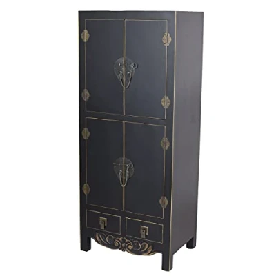Image of Palazzo mya046 Chinese Wedding Cabinet Black Cocco Cupboard