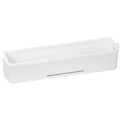 Image of SPARES2GO Door Shelf Bottle Tray Rack for Ignis Fridge Freezers (White)
