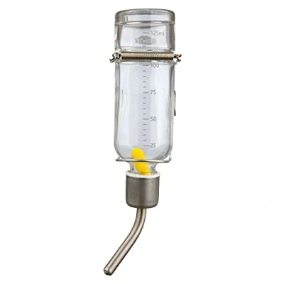 Image of Trixie Small Animal Glass Water Bottle, 125 ml