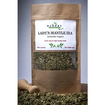 Image of Lady&#039;s Mantle Tea Loose Leaves Women Herbal Blend Menopause relief Natural Cleanse Alchemilla Vulgaris Remedies by J. Przywrotnik