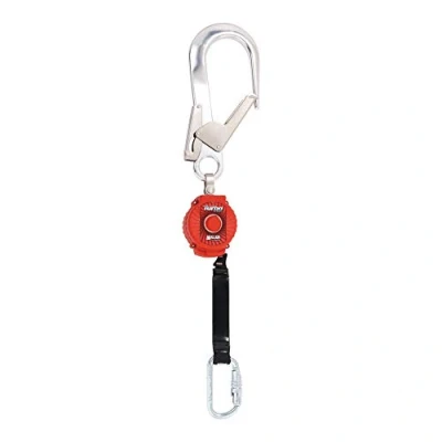 Image of Honeywell Miller Turbolite Fall Arrest Block Webbing 2M, Scaff Aluminium Hook Opening 65 mm &amp; Twistlock, Lightweight, Nylon Housing, Built In Web Load Indicator, 1018014 (1 Piece)