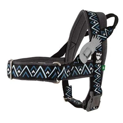Image of Hurtta Razzle Dazzle H Harness, BlackBerry, 32 39 in