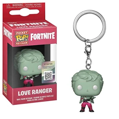 Image of Funko Pop! Keychain: Fortnite Love Ranger Novelty Keyring Collectable Mini Figure Stocking Filler Gift Idea Official Merchandise Video Games Fans Backpack Decor