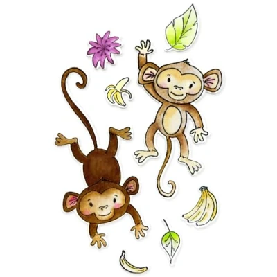 Image of Sizzix™ Clear Stamps Set 15PK Going Bananas by Catherine Pooler
