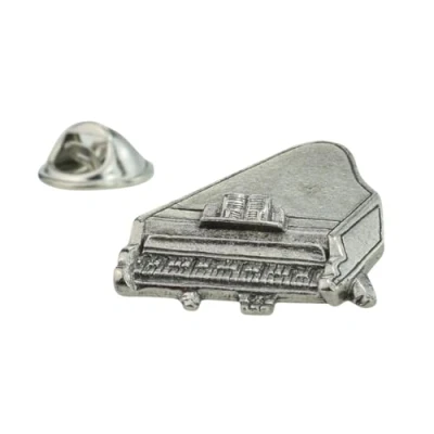 Image of Piano English Pewter Lapel Pin Badge
