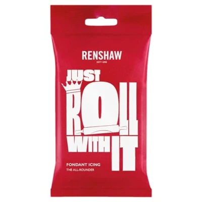 Image of Renshaw Just Roll With It Fondant Icing White, 1 kg (Pack of 1)