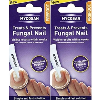 Image of TWO PACKS of ProFoot Mycosan Fungal Nail Treatment