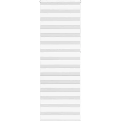 Image of vidaXL Zebra Blind White 80x230 cm Fabric Width 75.9 Polyester