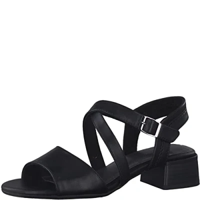 Image of Jana Softline Women&#039;s 8 28262 20 Sandal, black, 3.5 UK