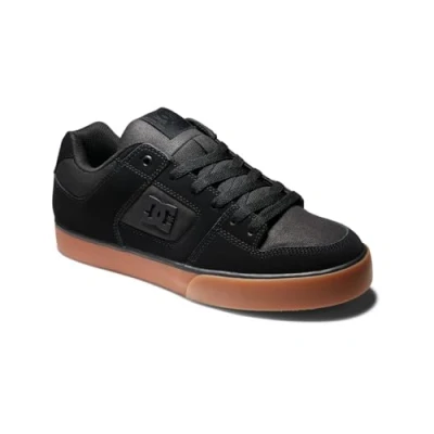 Image of DC Shoes Pure Leather for Men Sneaker, Black/Gum, 10 UK
