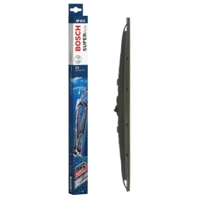 Image of Bosch SuperPlus Spoiler SP21S Front Windscreen Wiper Replacement Blade Comes with Pre assembled Quick Clip Adapter 1 Blade, 530mm