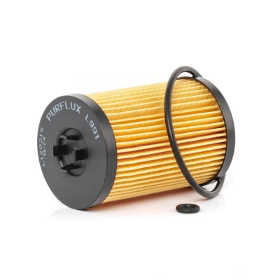 Image of 03N115466 Oil Filter PURFLUX L991 Insert AUDI: A5 B8 Coupe, A4 Avant, Saloon, VOLKSWAGEN: Passat Golf 7 Variant, Touran II