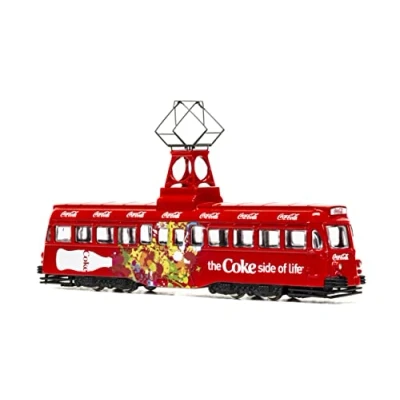 Image of Corgi Coca Cola Single Decker Tram. Cars. Cola, Red, CC44013