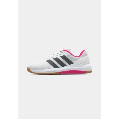 Image of adidas Performance Dropset BASE Training shoe, Women&#039;s, Size: 5.5, Footwear white/grey five/shock pink shoes