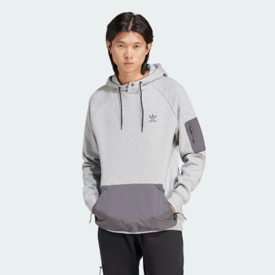 Image of adidas Originals Hoodie, Men&#039;s, Size: Medium, Medium grey heather