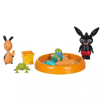 Image of Bing toys paddling pool figure set. Compatible with other play sets. Perfect toddler from the CBeebies TV show.