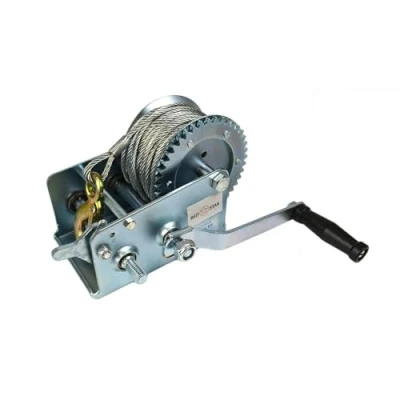 Image of Manual Hand Winch 2500lbs Boat Trailer Caravan 10m 32ft Cable Length