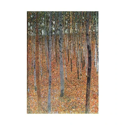 Image of Wee Blue Coo Klimt Beech Grove I Old Master Painting Picture Wall Art Print
