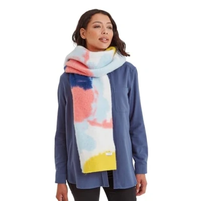 Image of TOG24 Unisex Chrissy Woven Scarf Multi Col Print Multicolour One Size