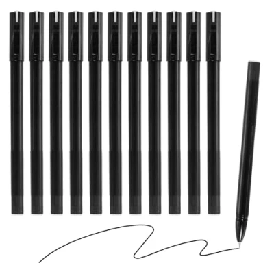 Image of M&amp;G Gel Pen Medium Point 0.5mm, 12 Pack Quick Dry Smooth Black Ink Rollerball for Home Office Writing Note Taking Journaling Business, Style 3