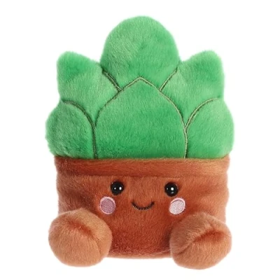 Image of Aurora Adorable Palm Pals Gigi Succulent Stuffed Animal Pocket Sized Play Collectable Fun Green 5 Inches