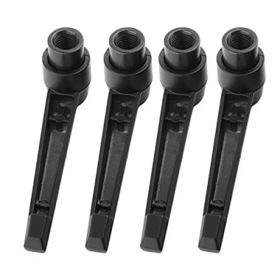 Image of FTVOGUE 4PCS Thread Adjustable Handle Metal Machine Knobs Fixing M4/5/6/8/10/12 Female (M4)