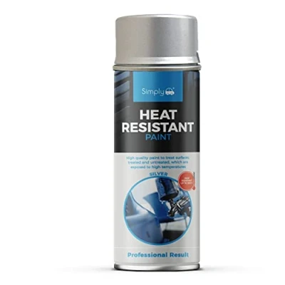 Image of 15x Simply 400ml Silver Heat Resistant Spray SP 011