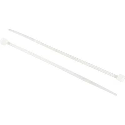 Image of 5x Edison Natural Cable Ties 2.5 x 100mm, Pack of 100