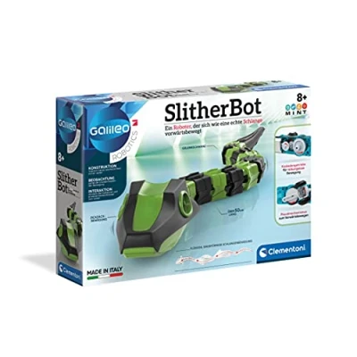 Image of Clementoni 59212 Galileo SlitherBot Robot for Children from 8 Years, Multicoloured, ‎27.6 x 6 18.8 cm