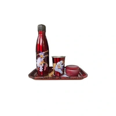 Image of Homadict One Piece Gift Set Insulated Bottle + Metal Tray Small Box Tumbler Official Licence