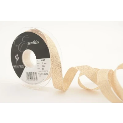 Image of Berisfords Ribbon, Gold, 10.2 x 1.5 cm