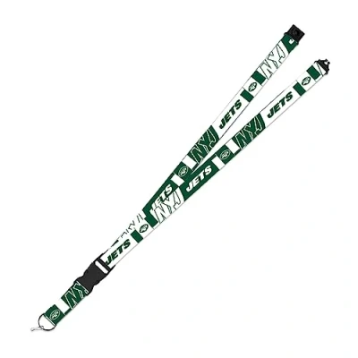 Image of Rico Industries NFL Football New York Jets 19&quot; x 1&quot; Premium Unisex Adult Safety Breakaway Lanyard Flash