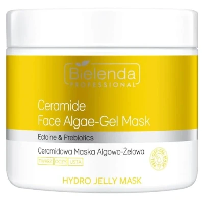 Image of Bielenda Professional Hydro Jelly Face Algae Gel Mask Ceramides Prebiotics for Eyes &amp; Lips 190g