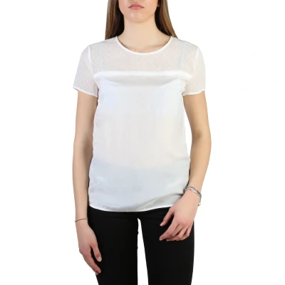 Image of Armani Jeans Womens T Shirts White Silk Size IT 46 (Women&#039;s)