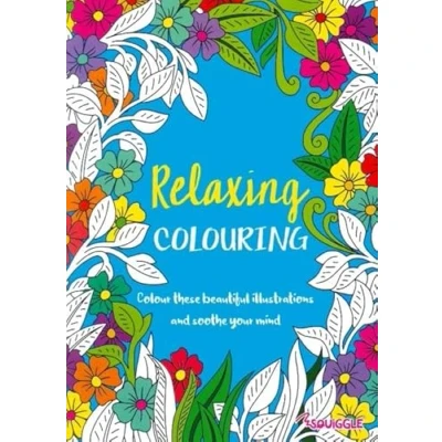 Image of Bargain Gateway BG Adult Relaxing A4 Colour Therapy Colouring Book
