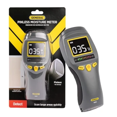 Image of General Tools Pinless LCD Moisture Meter with Tricolor Bar Graph (MM8)