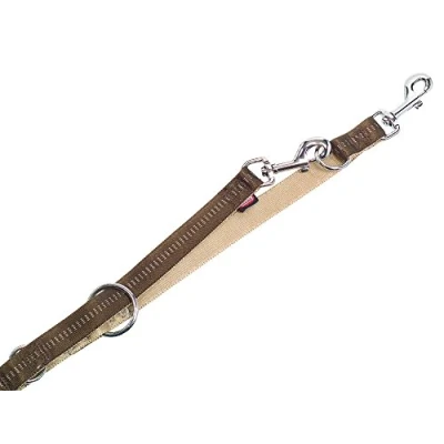 Image of Nobby Soft Grip Dogs Training Leash, 200 cm Length x 25 mm Width, Brown