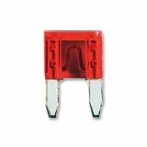 Image of SMALL AUTO CAR BLADE FUSE 10A 10 AMP RED FUSES x
