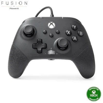 Image of PowerA FUSION Pro 4 Wired Controller for Xbox Series XS, One, and Windows 10 &amp; 11, Adjustable Height Thumbsticks with Hall Effect, Mappable Buttons, Officially Licenced