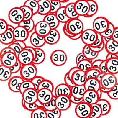 Image of Birthday Decoration Confetti 30th Man Woman Men Women Table Tiwoca