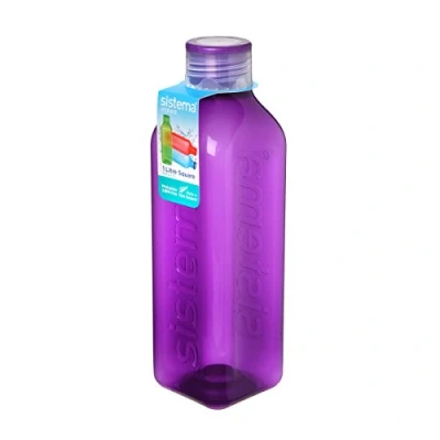 Image of Sistema Hydrate 1L Square Drink Bottle Purple