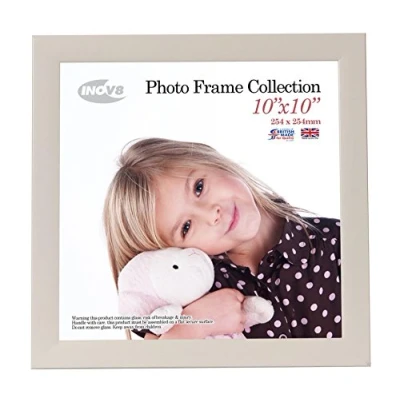 Image of Inov8 Framing Photo Frame Soft Grey 10x10 1PK, Wood