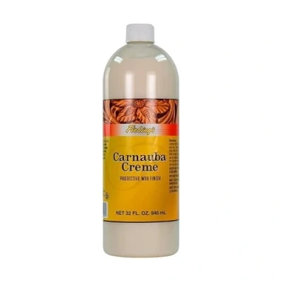 Image of Fiebings Carnauba Creme 946ml Protective Natural Wax Finish For Leather Items
