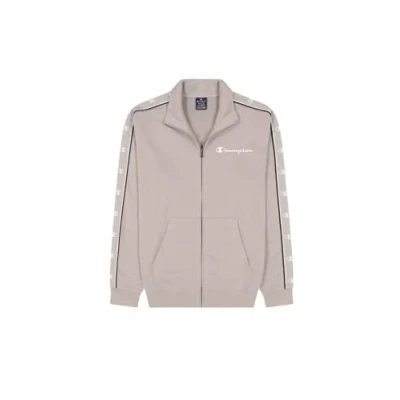 Image of Champion Men&#039;s Legacy American Tape Heavy Powerblend Terry Full Zip Sweatshirt, Grey Stone, M